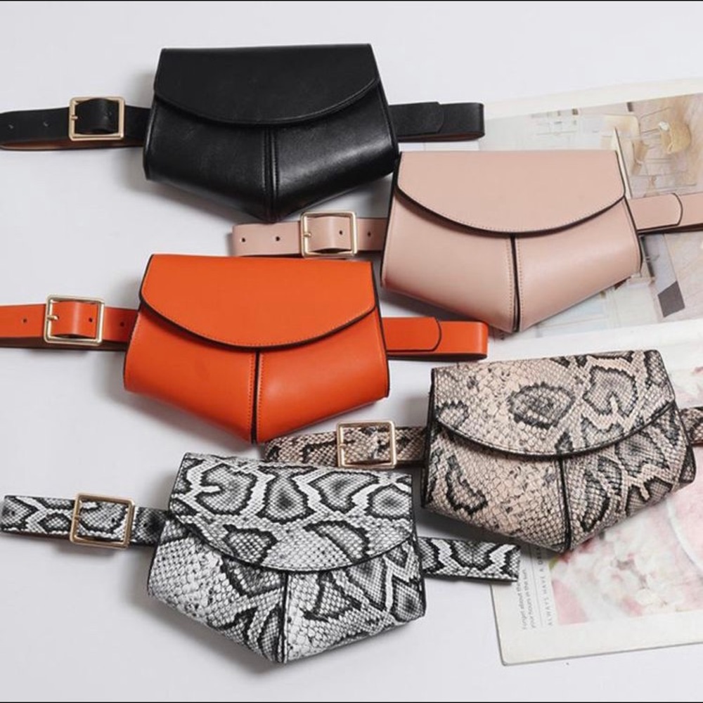 Stylish waist cinch belt-bag